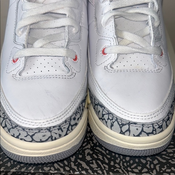 Kids White and Red Sneakers - Picture 6 of 7